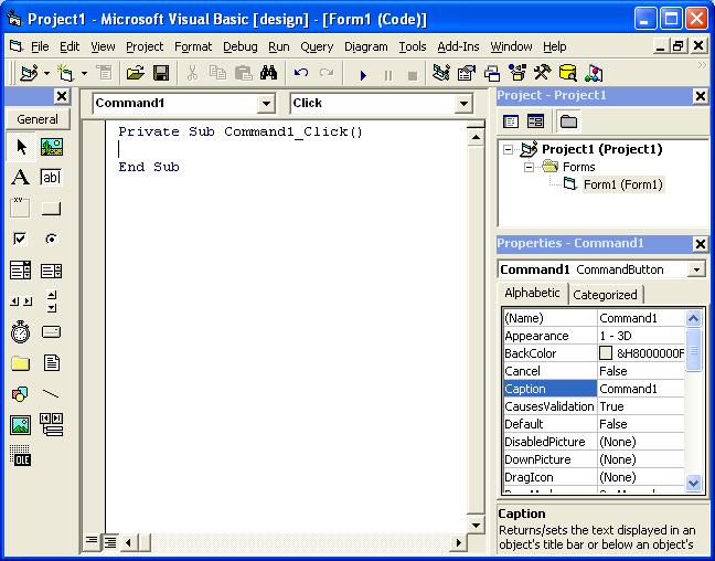 Visual Basic Tutorial Screen 5