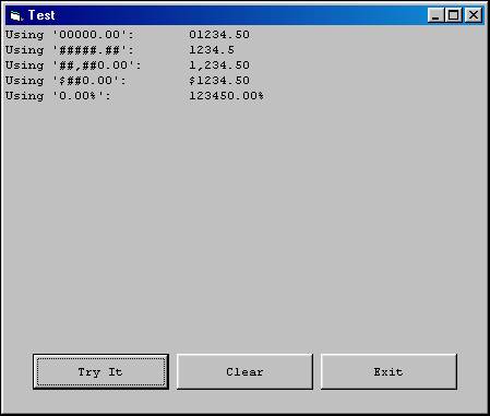 understanding the vb format function with custom numeric formats vb6 format number